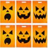 imageJOYIN 72 Pcs Halloween Goodie Bag Pumpkin Plastic Candy Bags for Kids trick or treating Halloween Jack o Lantern Trick or Treat Bags for Snacks Party Favors Treats Party Supplies