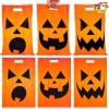 imageJOYIN 72 Pcs Halloween Goodie Bag Pumpkin Plastic Candy Bags for Kids trick or treating Halloween Jack o Lantern Trick or Treat Bags for Snacks Party Favors Treats Party Supplies