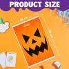 imageJOYIN 72 Pcs Halloween Goodie Bag Pumpkin Plastic Candy Bags for Kids trick or treating Halloween Jack o Lantern Trick or Treat Bags for Snacks Party Favors Treats Party Supplies