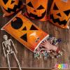 imageJOYIN 72 Pcs Halloween Goodie Bag Pumpkin Plastic Candy Bags for Kids trick or treating Halloween Jack o Lantern Trick or Treat Bags for Snacks Party Favors Treats Party Supplies