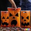 imageJOYIN 72 Pcs Halloween Goodie Bag Pumpkin Plastic Candy Bags for Kids trick or treating Halloween Jack o Lantern Trick or Treat Bags for Snacks Party Favors Treats Party Supplies