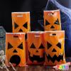 imageJOYIN 72 Pcs Halloween Goodie Bag Pumpkin Plastic Candy Bags for Kids trick or treating Halloween Jack o Lantern Trick or Treat Bags for Snacks Party Favors Treats Party Supplies