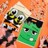 imageJOYIN 72 Pcs Halloween Goodie Bag for TrickorTreating Plastic Snacks Bags for Kids Party Favors Halloween Trick or Treat Candy Bags for Event Party Favor Supplies