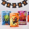 imageJOYIN 72 Pcs Halloween Goodie Bags Plastic Candy Bags in 6 Designs for Kids Snacks Party Favors Trick or Treating Bag for Halloween Party Supplies Snacks Stuffers Prizes