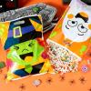 imageJOYIN 72 Pcs Halloween Goodie Bags with 6 Designed Characters Trick or Treating Plastic Treat Bags for Kids Party Favors Treats Party Supplies