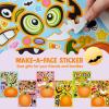 imageJOYIN 72 Pcs Halloween Pumpkin Stickers for Kids Halloween Party Favor Craft Party Supplies Funny Sticker with Different Pumpkin Design Classroom Activities Games Goodies Treat GiftsAge 3