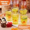 imageJOYIN 72 Pcs Thanksgiving Disposable Plastic Cups12 OZ Pumpkin Maple Leaves Cups for Juice Coffee and HotCold Drinks Thanksgiving Party Supplies Fall Party Favor Decor50