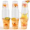 imageJOYIN 72 Pcs Thanksgiving Disposable Plastic Cups12 OZ Pumpkin Maple Leaves Cups for Juice Coffee and HotCold Drinks Thanksgiving Party Supplies Fall Party Favor Decor72