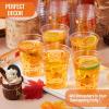 imageJOYIN 72 Pcs Thanksgiving Disposable Plastic Cups12 OZ Pumpkin Maple Leaves Cups for Juice Coffee and HotCold Drinks Thanksgiving Party Supplies Fall Party Favor Decor72