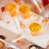 imageJOYIN 72 Pcs Thanksgiving Disposable Plastic Cups12 OZ Pumpkin Maple Leaves Cups for Juice Coffee and HotCold Drinks Thanksgiving Party Supplies Fall Party Favor Decor50