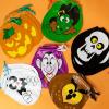 imageJOYIN 72PCS Halloween Drawstring Goody Bags Halloween Treats Bags Trick or Treat Bag Goodie Candy Gift Bag Bulk for Kids Trick or Treating Party Favors Supplies 12 Designs Classroom Gifts Prizes