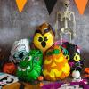 imageJOYIN 72PCS Halloween Drawstring Goody Bags Halloween Treats Bags Trick or Treat Bag Goodie Candy Gift Bag Bulk for Kids Trick or Treating Party Favors Supplies 12 Designs Classroom Gifts Prizes