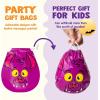 imageJOYIN 72PCS Halloween Drawstring Goody Bags Halloween Treats Bags Trick or Treat Bag Goodie Candy Gift Bag Bulk for Kids Trick or Treating Party Favors Supplies 12 Designs Classroom Gifts Prizes