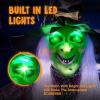 imageJOYIN 78quot Hanging Witch Decor with Magic Ball Halloween Decorations Outdoor Swing Flying Witch Halloween Porch Decor Party Supplies Sound Activated Light Up Eyes Lawn Yard Garden Door Haunted House