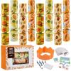 imageJOYIN 8 PACK Thanksgiving NonSnap Party Favor Maple Style Thanksgiving No Snap Party Table Favor Set with Joke Dice ampamp Gifts Fall Holiday Dinner Traditions Prizes Supplies for Kids AdultsCake and Nut