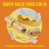 imageJOYIN 8 PACK Thanksgiving NonSnap Party Favor Maple Style Thanksgiving No Snap Party Table Favor Set with Joke Dice ampamp Gifts Fall Holiday Dinner Traditions Prizes Supplies for Kids AdultsFall Leaves