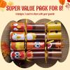 imageJOYIN 8 PACK Thanksgiving NonSnap Party Favor Maple Style Thanksgiving No Snap Party Table Favor Set with Joke Dice ampamp Gifts Fall Holiday Dinner Traditions Prizes Supplies for Kids AdultsTurkey