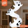imageJOYIN 8ft Tall Halloween Inflatables Outdoor Decorations Inflatable Ghosts Hugging Tree Light Up Ghost Halloween Blow Up Yard Decoration for Patio Lawn Garden Trees Outside Holiday Decor