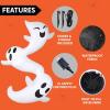 imageJOYIN 8ft Tall Halloween Inflatables Outdoor Decorations Inflatable Ghosts Hugging Tree Light Up Ghost Halloween Blow Up Yard Decoration for Patio Lawn Garden Trees Outside Holiday Decor