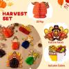 imageJOYIN 9 Pcs Thanksgiving Honeycomb Decorations Set Pumpkin ampamp Scarecrow Designs Tabletop Centerpieces Thanksgiving Supplies for Autumn Party Favors Table Classroom Decoration