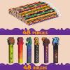 imageJOYIN 96 Pcs Halloween Pencils and Rulers Stationery Set Included 48Pcs Assorted Pencils with 12 Designs 48Pcs Halloween Bookmarks Bulk with 6 Patterns for Kids Party Favors SuppliesNon Candy Treats