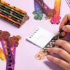 imageJOYIN 96 Pcs Halloween Pencils and Rulers Stationery Set Included 48Pcs Assorted Pencils with 12 Designs 48Pcs Halloween Bookmarks Bulk with 6 Patterns for Kids Party Favors SuppliesNon Candy Treats