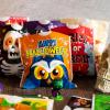 imageJOYIN 96PCS Halloween Drawstring Treat Bags 6quotx6quot Halloween Goodie Candy Bags 12 Designs Goody Gift Bag Bulk for Kids Boys Girls Trick or Treating Classroom Party Favor Supplies