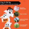 imageJOYIN 9ft Tall Halloween Inflatable Ghost Outdoor Decorations Giant Overlap Ghost Inflatable Decor with LEDs Blow Up Yard Decorations for Halloween Party Garden Lawn Yard Decor