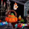 imageJOYIN Babys Pumpkin Halloween Playset with 8 Fun Play Pieces Babys Pumpkin Halloween Playset Goodie Bags Stuffers Fillers School Classroom Party Favors Supplies Toy Prizes and Gifts for KidsLaugh Pumpkin