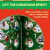 imageJOYIN Christmas 24 Days Countdown Advent Calendar with a Tabletop Wooden Christmas Tree and 28 Ornaments Snowman Santa Decorations for Boys Girls and Kids Party Favors Classroom Prizes Xmas Gift