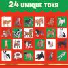 imageJOYIN Christmas Advent Calendar 2025 24 Days Dog Cat Countdown Animal Advent Calendar for Kids Toddlers Christmas Party Favor Gifts Xmas Gifts for Boys Girls