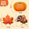 imageJOYIN Friendsgiving Garland Party Decoration Set Including 2 Banner Hanging Garland 6 Foil Swirls with Decorative Hanging Cutouts for Thanksgiving Holiday Decor