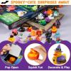 imageJOYIN Halloween Advent Calendar 2025 with 31PCS Rubber Duck 31 Days Halloween Countdown Calendar with Surprise Toy for Kids Girls Boys Teen Party Favor Supply Trick or Treat Classroom Prizes GiftRUBBER Rubber Duck