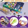 imageJOYIN Halloween Advent Calendar 2025 with 31PCS Rubber Duck 31 Days Halloween Countdown Calendar with Surprise Toy for Kids Girls Boys Teen Party Favor Supply Trick or Treat Classroom Prizes GiftTPR Mochi