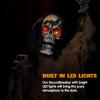 imageJOYIN Halloween Animated Zombie Groundbreaker Outdoor Decor with Light Up Eyes Creepy Animatronic Decorations with Movable Arms for Halloween Party Prop and Lawn Patio Yard Outside DecorationsSkeleton Zombie