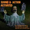 imageJOYIN Halloween Animated Zombie Groundbreaker Outdoor Decor with Light Up Eyes Creepy Animatronic Decorations with Movable Arms for Halloween Party Prop and Lawn Patio Yard Outside DecorationsScreaming Zombie