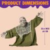 imageJOYIN Halloween Animated Zombie Groundbreaker Outdoor Decor with Light Up Eyes Creepy Animatronic Decorations with Movable Arms for Halloween Party Prop and Lawn Patio Yard Outside DecorationsCreepy Zombie