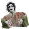 imageJOYIN Halloween Animated Zombie Groundbreaker Outdoor Decor with Light Up Eyes Creepy Animatronic Decorations with Movable Arms for Halloween Party Prop and Lawn Patio Yard Outside DecorationsScary Zombie