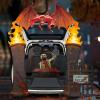 imageJOYIN Halloween Cemetery Trunk or Treat Car Decorations Kit for SUV Graveyard Decorations Outdoor with Tombstone Skeleton Blood BatampampVampire for Archway Car Garage Outdoor Entryway