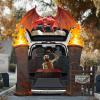 imageJOYIN Halloween Cemetery Trunk or Treat Car Decorations Kit for SUV Graveyard Decorations Outdoor with Tombstone Skeleton Blood BatampampVampire for Archway Car Garage Outdoor Entryway