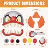 imageJOYIN Halloween Clown Trunk or Treat Car Decorations Kit Outdoor Indoor Stickers Decor for Haunted House SUV Archway Garage