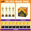 imageJOYIN Halloween Costume Contest Ballot Card Box 4 PCS Trophy Awards Best Costume Skeleton 50 PCS Voting Cards Halloween Party Favor Supplies for Trick or Treating Students Classroom Prize