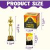 imageJOYIN Halloween Costume Contest Ballot Card Box 4 PCS Trophy Awards Best Costume Skeleton 50 PCS Voting Cards Halloween Party Favor Supplies for Trick or Treating Students Classroom Prize