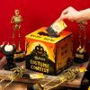 imageJOYIN Halloween Costume Contest Ballot Card Box 4 PCS Trophy Awards Best Costume Skeleton 50 PCS Voting Cards Halloween Party Favor Supplies for Trick or Treating Students Classroom Prize