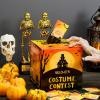 imageJOYIN Halloween Costume Contest Ballot Card Box 4 PCS Trophy Awards Best Costume Skeleton 50 PCS Voting Cards Halloween Party Favor Supplies for Trick or Treating Students Classroom Prize