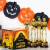 imageJOYIN Halloween Costume Contest Ballot Card Box 4 PCS Trophy Awards Best Costume Skeleton 50 PCS Voting Cards Halloween Party Favor Supplies for Trick or Treating Students Classroom Prize