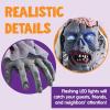 imageJOYIN Halloween Decoration Outdoor Zombie Groundbreaker Halloween Groundbreaker with LightUp Eyes and Creepy Sound Scary Zombie Prop for Graveyard Haunted House Lawn Yard Outside Decor