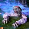imageJOYIN Halloween Decoration Outdoor Zombie Groundbreaker Halloween Groundbreaker with LightUp Eyes and Creepy Sound Scary Zombie Prop for Graveyard Haunted House Lawn Yard Outside Decor