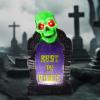 imageJOYIN Halloween Decorations Outdoor Graveyard Tombstone Glow Skeleton Gravestone 165quot 3D Plastic LED Tombstone Scary Haunted House Decor for Yard Garden Party Outside Lawn