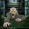 imageJOYIN Halloween Decorations Outdoor LightUp Zombie Groundbreaker with bloodstain and Creepy Sound for Halloween Outside Decor Lawn Yard Patio Graveyard Decoration Haunted House PropZombie